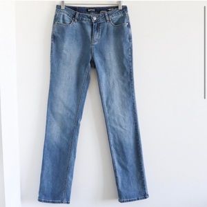 Boulevard mid ride straight leg stretch jeans